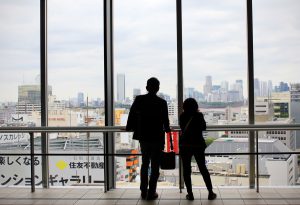 The view of Tokyo from the Hikarie building