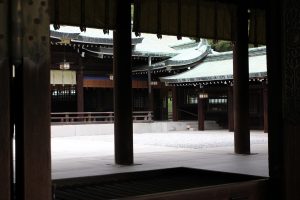 A courtyard in Meiji Shrine, Tokyo