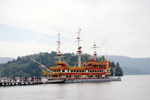 Boat on Lake Ashinoko, Hakone, Japan