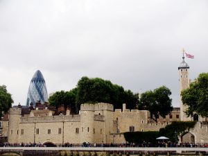 the tower of london and the gherkin