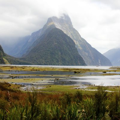 The view from the Milford Sound Foreshore Walk